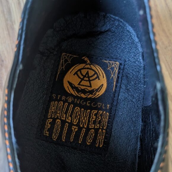 Dolls Kill Strangecvlt Halloween Jack O Lantern Creeper Shoes - Picture 7 of 7